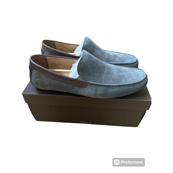 Florsheim Talladega Venetian Men’s Gray Loafer Suede Shoes Size 13M EEUC luxury - Picture 1 of 13